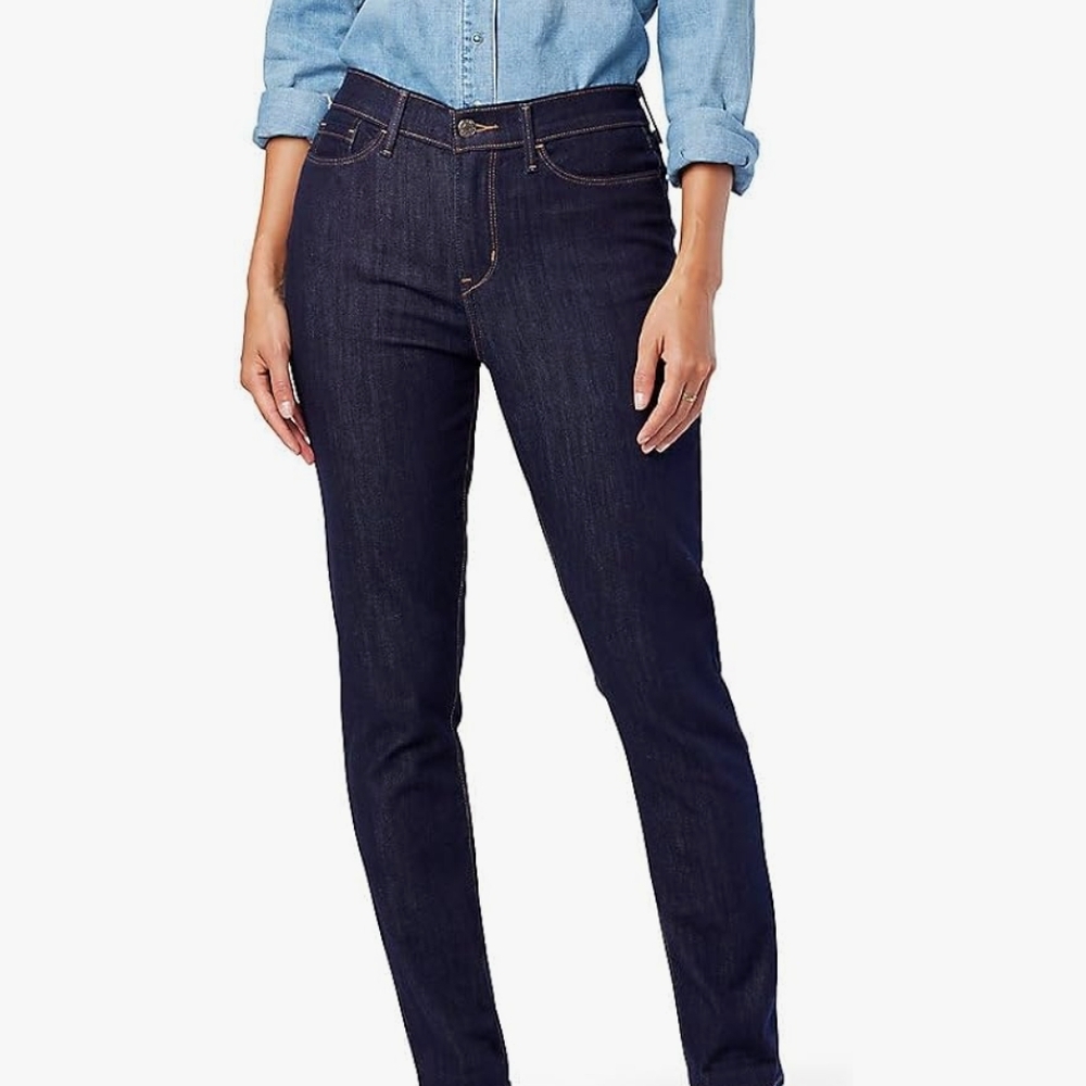 Women's Dark Blue Jeans